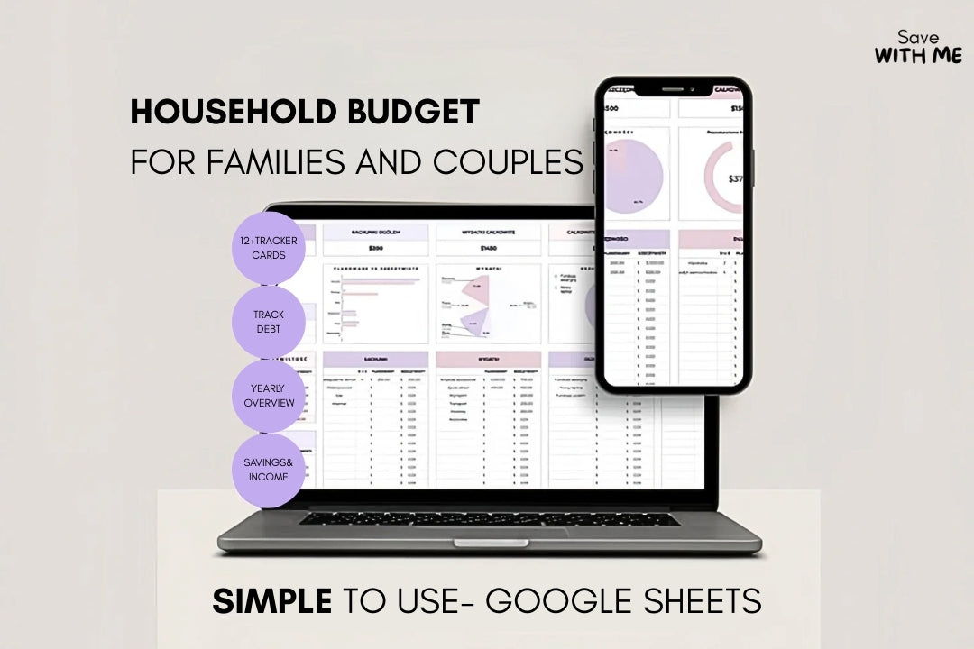 Budgeting Template for Excel& Google Sheets (ALL currencies)