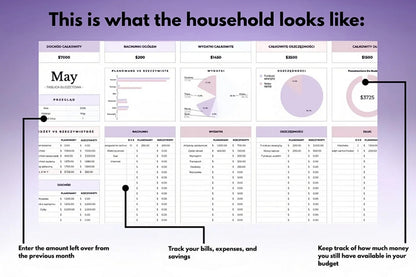 Budgeting Template for Excel& Google Sheets (ALL currencies)